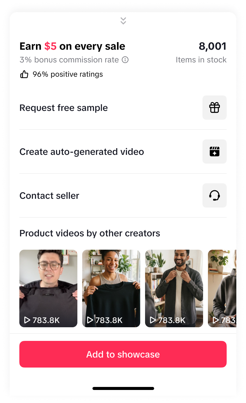 Earn $5 on every sale